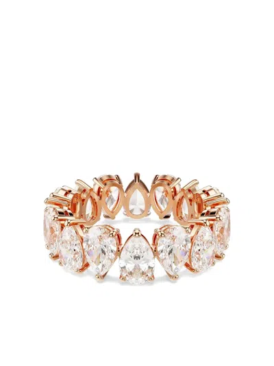 Swarovski Matrix Vittore Rose Gold-tone Pear Cut Ring