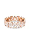 Swarovski Matrix Vittore Ring In Pink/white/rose Gold Tone/gold Tone