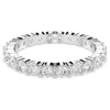 Swarovski Matrix Crystal Eternity Ring In White