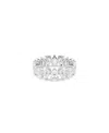 Swarovski Matrix Pear Cut Crystal Eternity Ring