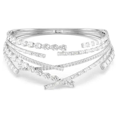 Swarovski Matrix チョーカー In White