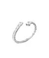 Swarovski Matrix Wide Bracelet In White