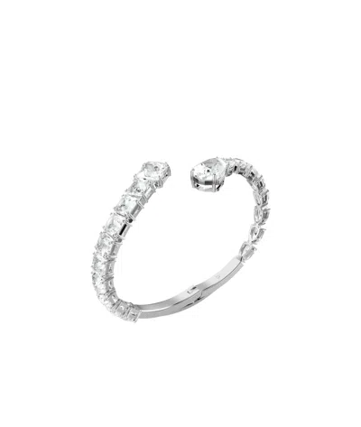 Swarovski Matrix Wide Bracelet In White
