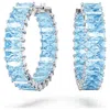 Swarovski Matrix Women's Earring In Blue