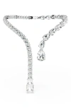 Swarovski Matrix Open Necklace In Silver