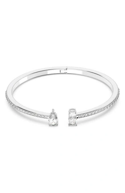 Swarovski Mesmera Attract Bangle Bracelet In Silver