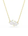 Swarovski Mesmera Attract Gold-tone Plated Heart Necklace In Gold