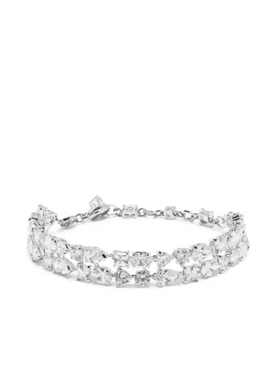 Swarovski Mesmera Crystal-embellished Bracelet In Silber