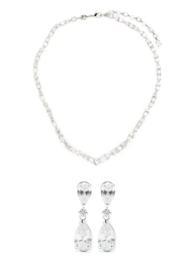 Swarovski Mesmera Crystal-embellished Set In White
