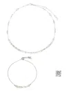 Swarovski Mesmera Crystal-embellished Three-piece Set In Silber