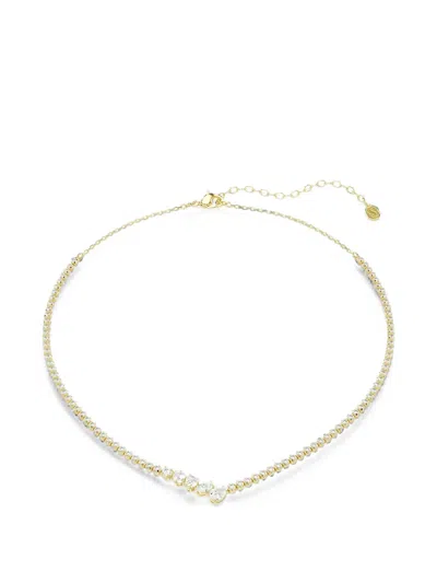 Swarovski Mesmera Crystal-embellished Necklace In Yellow