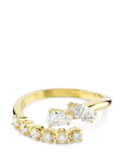 Swarovski Mesmera Crystal-embellished Wrap Ring In Gold