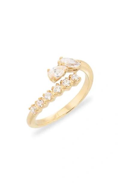 Swarovski Mesmera Cubic Zirconia Open Ring In Gold