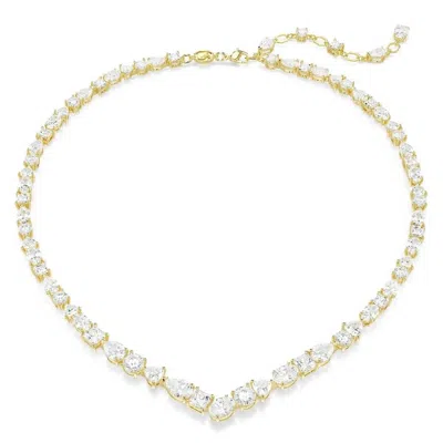 Swarovski Mesmera Gold-tone Crystal Necklace