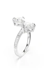 Swarovski Crystal-embellished Ring In White