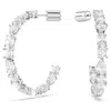 Swarovski Mesmera Hoop Earrings In White
