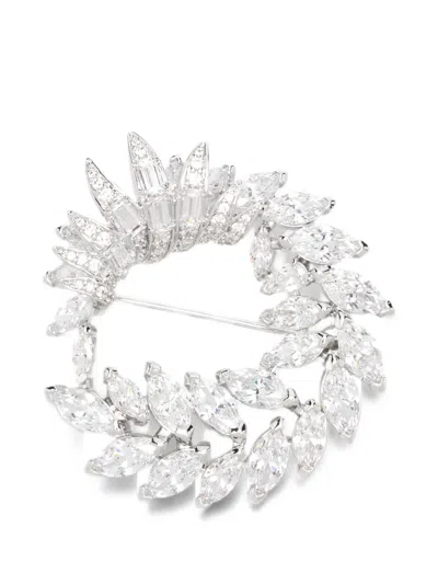 Swarovski Mesmera Marquise-cut Brooch In Multi