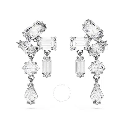 SWAROVSKI SWAROVSKI MESMERA MIXED CUTS DROP EARRINGS