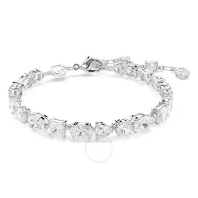 Swarovski Mesmera Mixed Cuts Rhodium Plated Bracelet In White