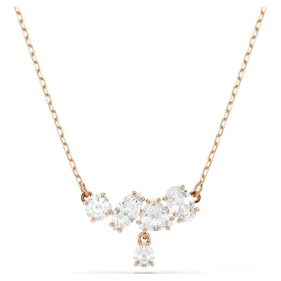 Swarovski Mesmera Necklace In ["white","pink","gold Tone","rose Gold Tone"]