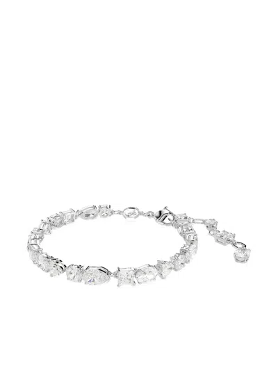 Swarovski Mesmera Pear-cut Cubic-zirconia Bracelet In Metallic