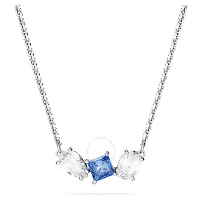 Swarovski Mesmera Pendant Blue Rhodium Shiny White Blue