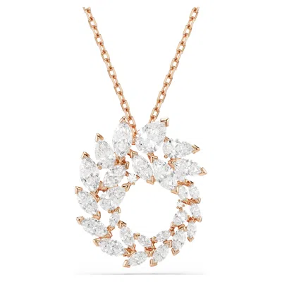 Swarovski Mesmera Pendant In ["white","pink","gold Tone","rose Gold Tone"]