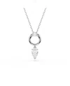 Swarovski Mesmera Rhodium Plated Pendant Necklace In Silver