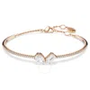 Swarovski Mesmera Rose Gold-tone Plated Mixed Cuts Bangle In Gold