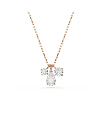 Swarovski Mesmera Rose Gold-tone Plated Pendant Necklace