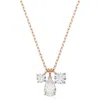 Swarovski Mesmera Rose Gold-tone Plated Pendant Necklace In Gold