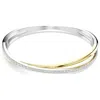 Swarovski Hyperbola Bangle In Metallic