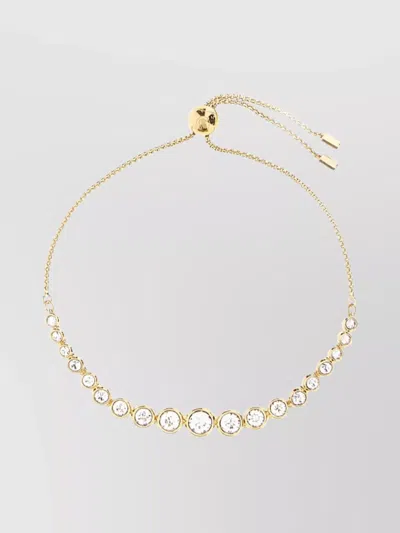 SWAROVSKI METAL IMBER BRACELET GOLD-TONE FINISH