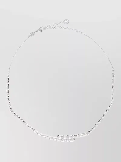 Swarovski Mesmera Crystal-embellished Necklace In Metallic