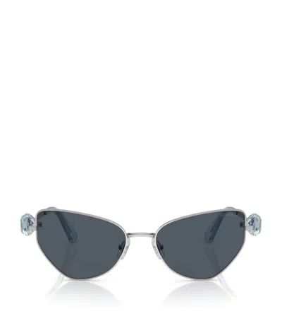 Swarovski Metal Sk7003 Sunglasses In Silver