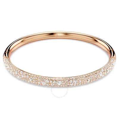 Swarovski Meteora Bangle Rose Gold Shiny Clear