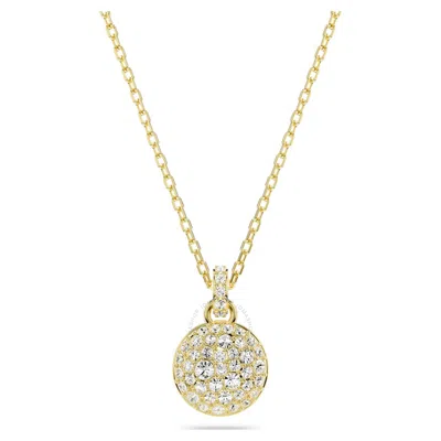 Swarovski Meteora Pendant Small Gold Shiny Crystal In White