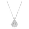 Swarovski Meteora Pendant Small Rhodium Shiny Crystal In White