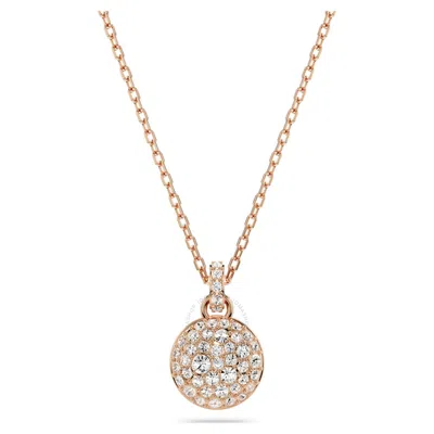 Swarovski Meteora Pendant Small Rose Gold Shiny Crystal In White