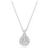 Swarovski Meteora Pendant Small Rhodium Shiny Crystal In White