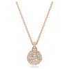Swarovski Meteora Pendant Small Rose Gold Shiny Crystal In White