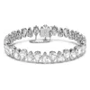 Swarovski Womens Matrix Rhodium-plated Brass And Zirconia Bracelet White In White