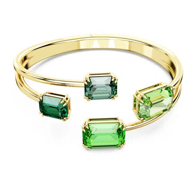 Swarovski Millenia Bangle In Green