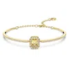 Swarovski Millenia Crystal Octagon Cut Bangle Bracelet In Yellow