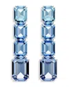 Swarovski Millenia Drop-ohrhänger In Blue