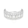 Swarovski Millenia Choker 3 Rhodium Shiny White In Silver Tone