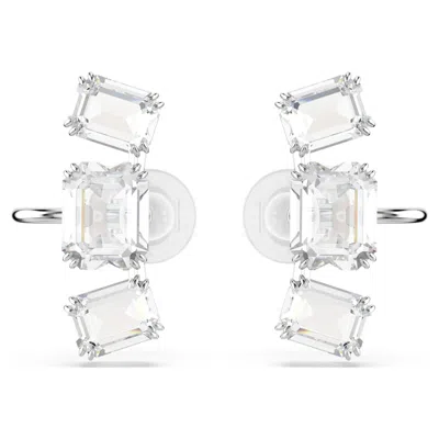 Swarovski Millenia Ohrclips In Weiss