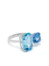 Swarovski Millenia Open Ring In Blue