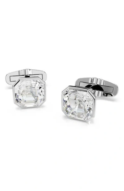 Swarovski Millenia Cuff Links In Silver