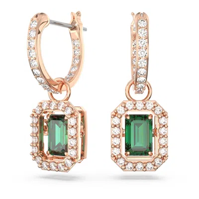 Swarovski Millenia Drop Earrings In Green